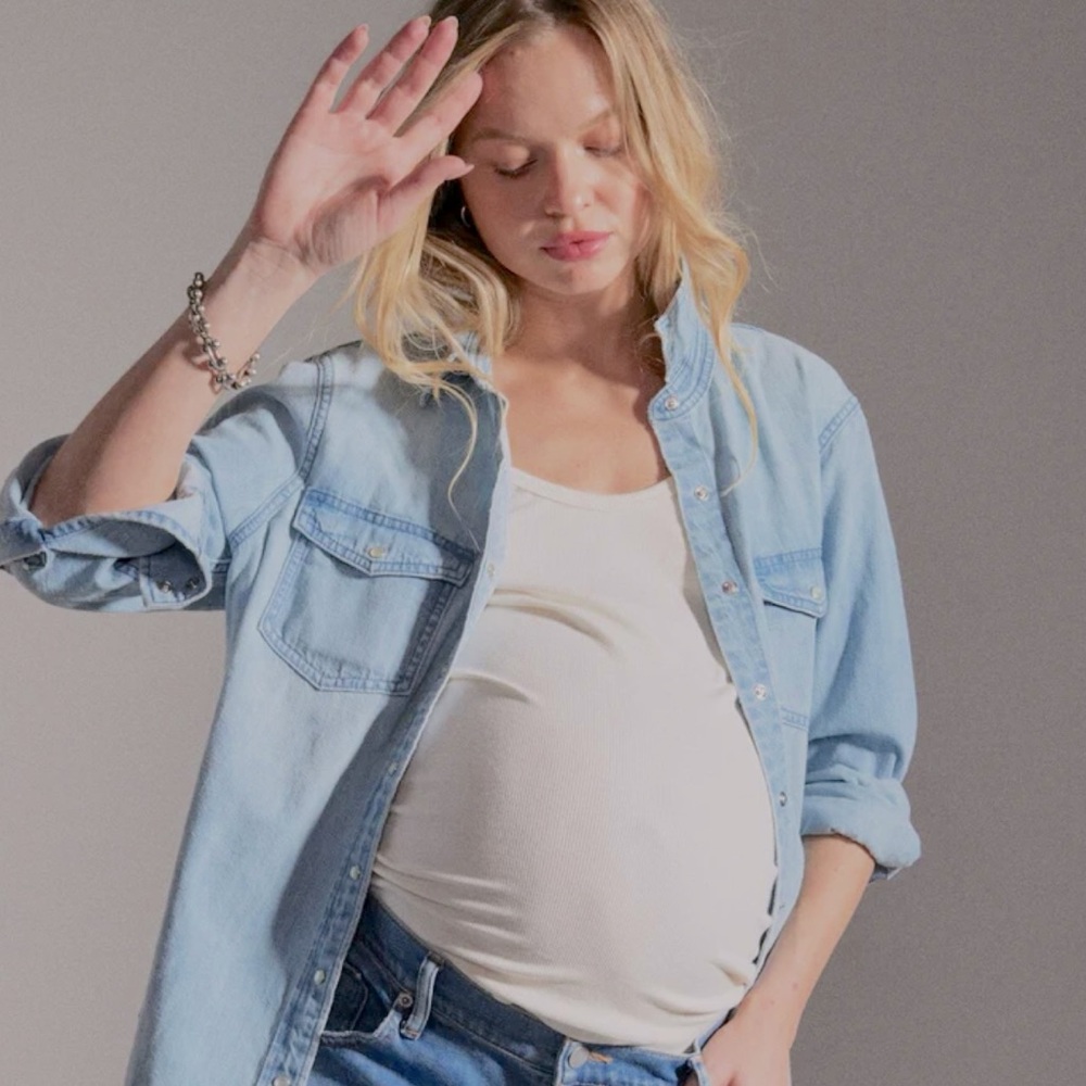 HATCH - The Denim Maternity Shirt